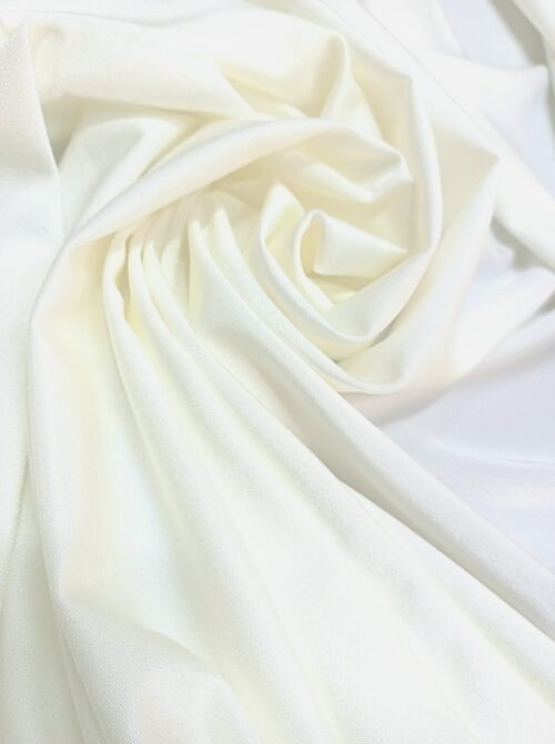 Tessuto Lycra bianco