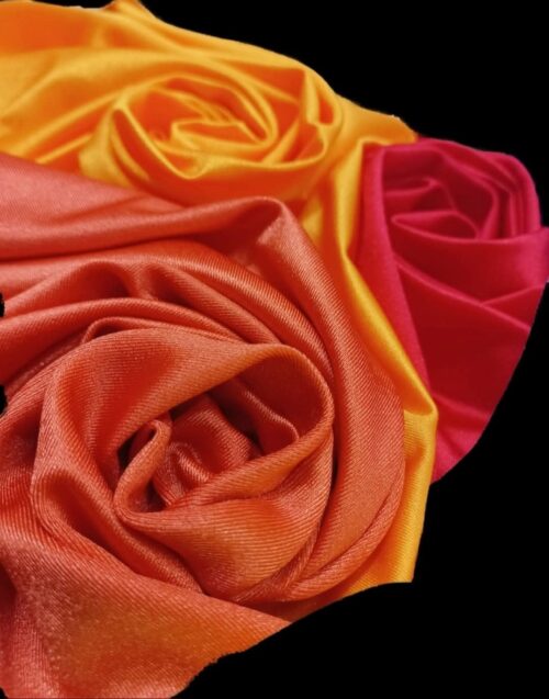 Tessuto Lycra arancio